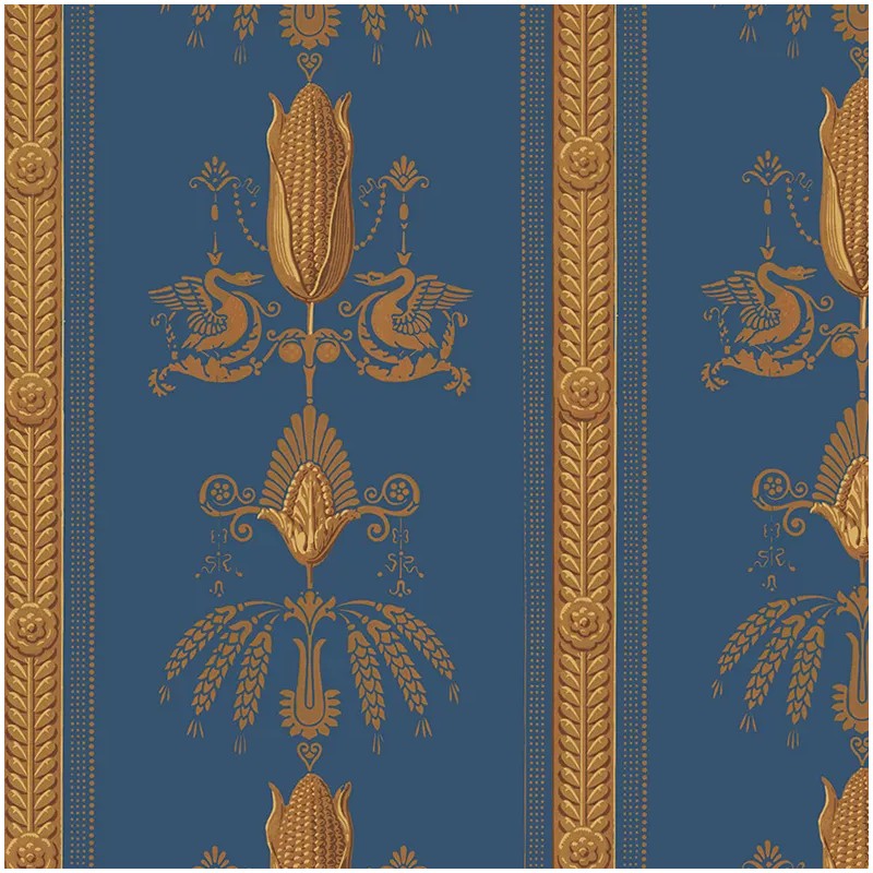 Empire Swans and Wheat Ears wallpaper.